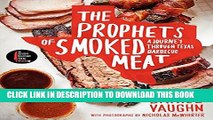 [PDF] The Prophets of Smoked Meat: A Journey Through Texas Barbecue Full Online