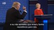 Candidatos à presidência dos EUA debatem a saúde de Hillary