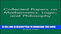 Collection Book Collected Papers on Mathematics, Logic, and Philosophy