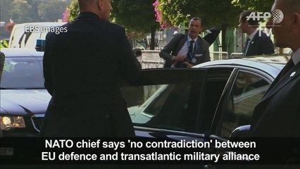 'No contradiction' between EU defence and NATO, says Stoltenberg