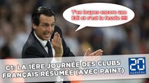 Ligue des Champions: La 1ère journée des clubs français résumée (avec paint)