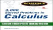 [PDF] Schaum s 3,000 Solved Problems in Calculus (text only) 1st (First) edition by E. Mendelson