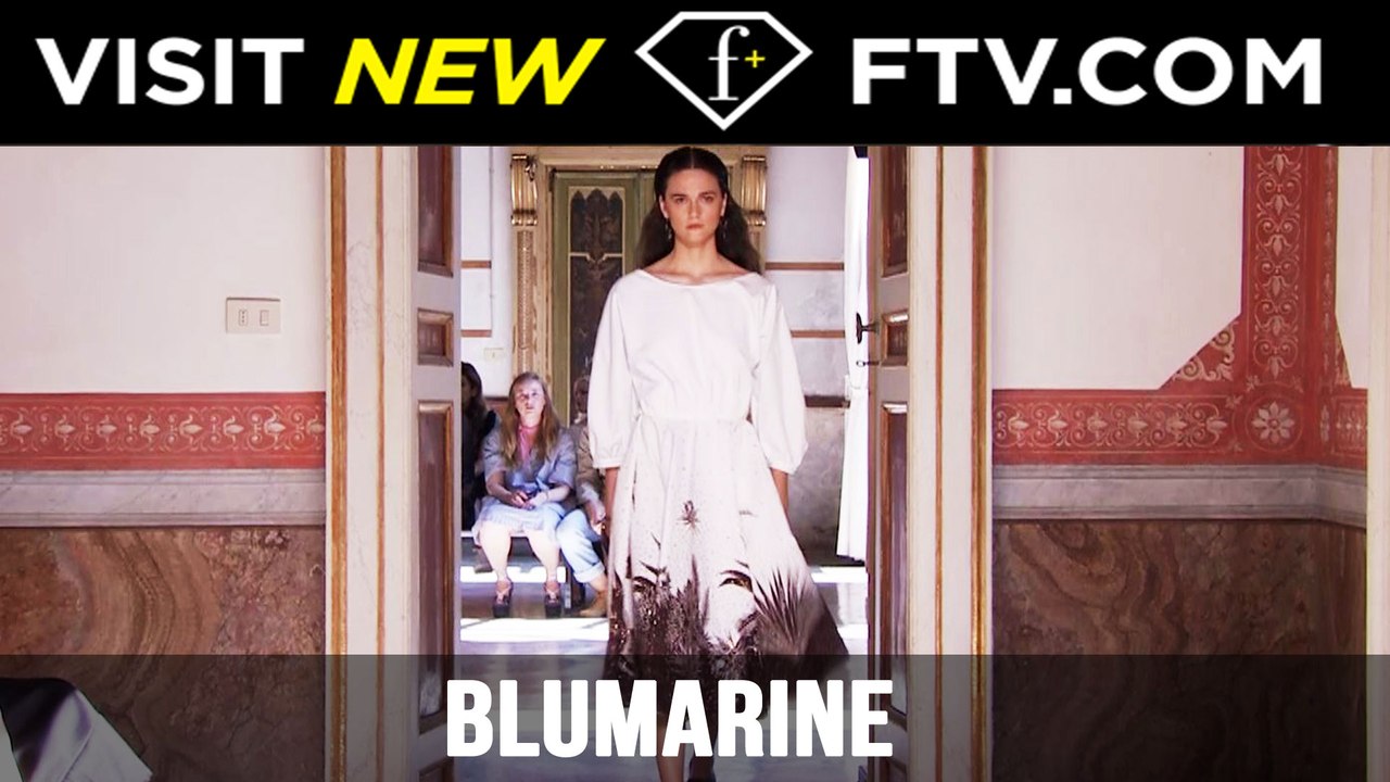 Blumarine MIlan Fashion Week Runway Collection MFW | FTV.com