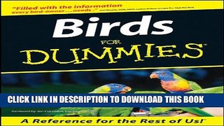 Birds For Dummies Hardcover