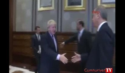 Erdoğan, İngiltere Dışişleri Bakanı Johnson'u kabul etti