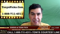 Texas Tech Red Raiders vs. Kansas Jayhawks Free Pick Prediction NCAA College Football Odds Preview 9-29-2016