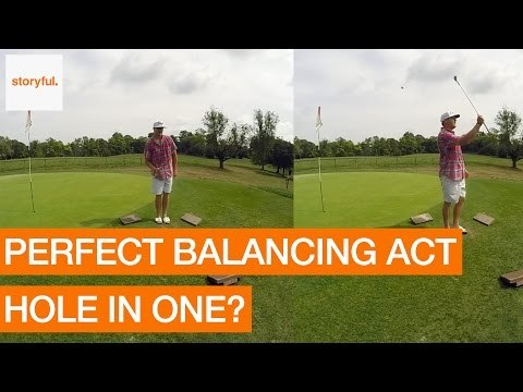 Golfing Coach Pulls Off Astonishing Trick Sequence
