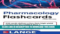 New Book Lange Pharmacology Flash Cards, Third Edition (LANGE FlashCards)