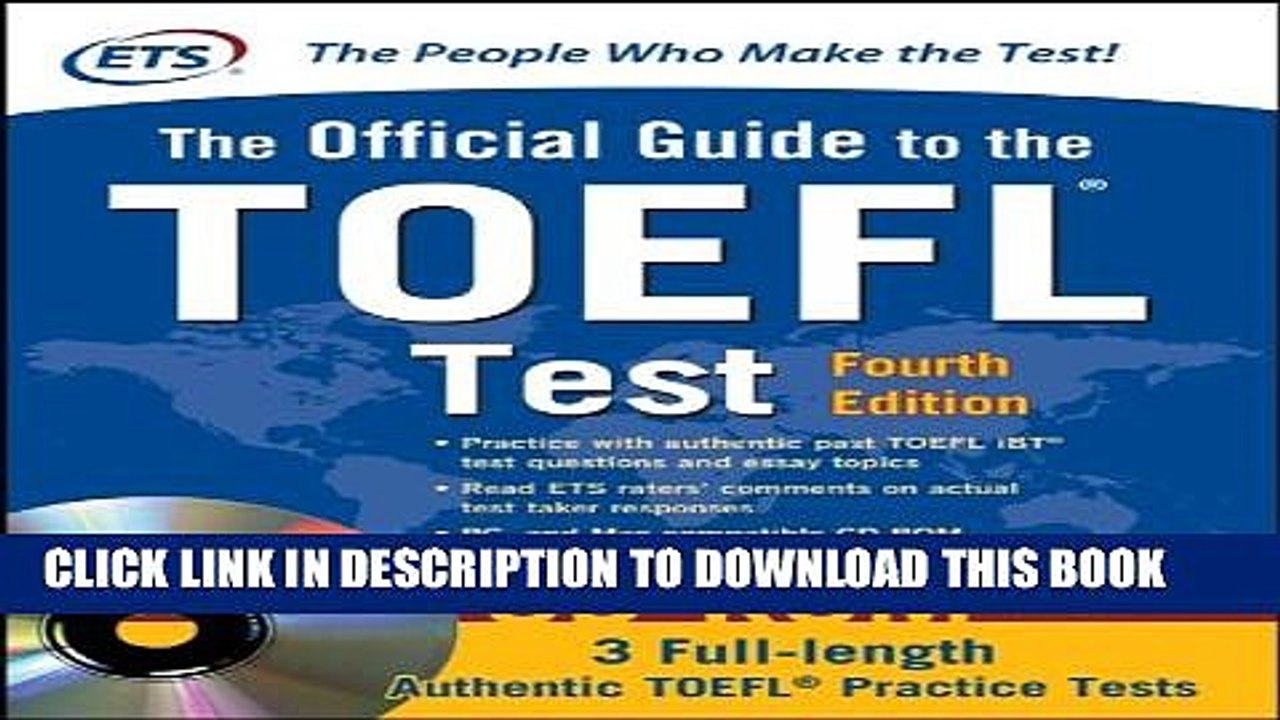 [PDF] Official Guide to the TOEFL Test With CD-ROM, 4th Edition (Official Guide to the Toefl Ibt)