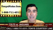 Jacksonville Jaguars vs. Indianapolis Colts Free Pick Prediction NFL Pro Football Odds Preview 10-2-2016