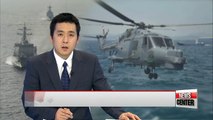 S. Korean Navy helicopter with three personnel on board crashes into East Sea; 1 body recovered