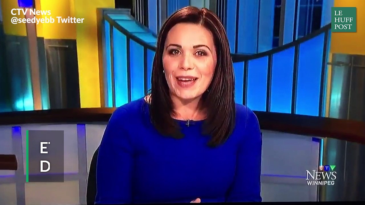 Cette présentatrice a un fou rire en présentant l'homme qui a vécu comme une chèvre