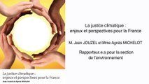 La justice climatique : enjeux et perspectives pour la France - cese