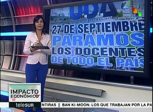 Salen argentinos a la calle para rechazar políticas del pdte. Macri