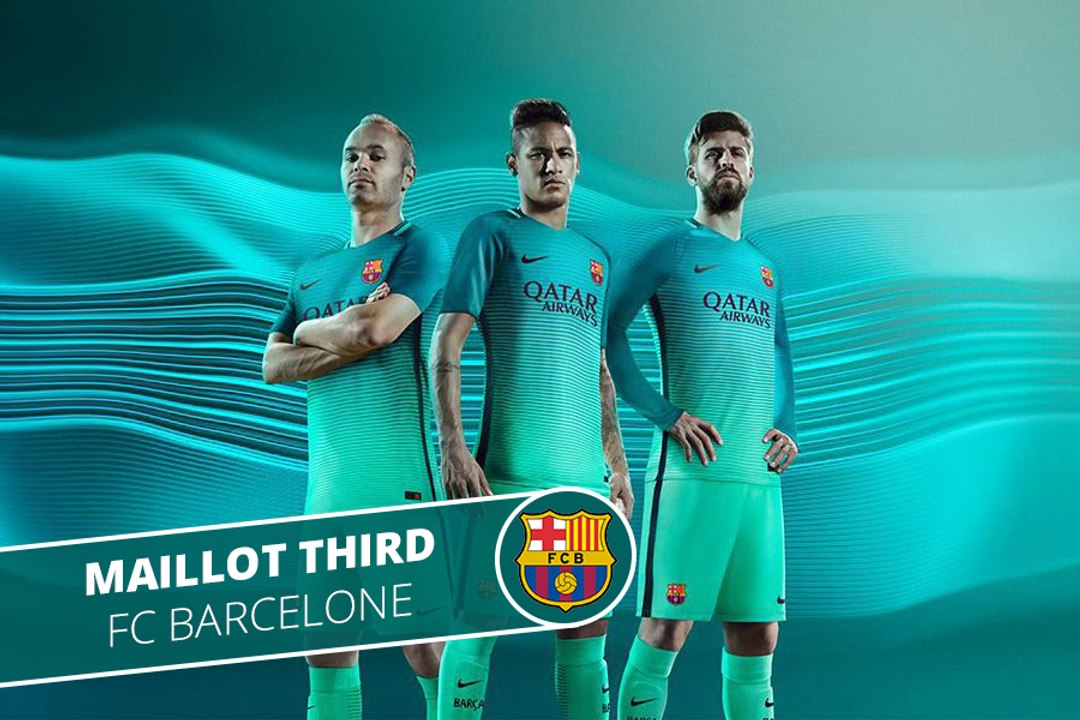 Le nouveau maillot du Barça - Vidéo Dailymotion