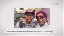 Bochecha e Ivo Meirelles fazem homenagem a Cariacica e Flamengo