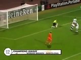 Gol de Messi ante Werder Bremen en Liga de Campeones 27/09/2006