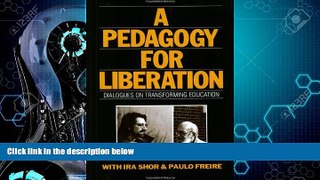 Big Deals  A Pedagogy for Liberation: Dialogues on Transforming Education  Best Seller Books Best