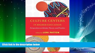 Big Deals  Culture Centers in Higher Education: Perspectives on Identity, Theory, and Practice
