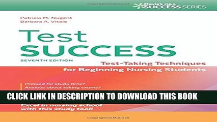 [PDF] Test Success: Test-Taking Techniques for Beginning Nursing Students [Online Books]
