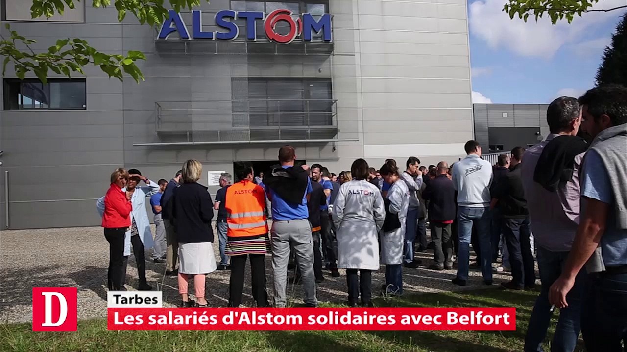 A Tarbes, les salariés d'Alstom solidaires avec Belfort