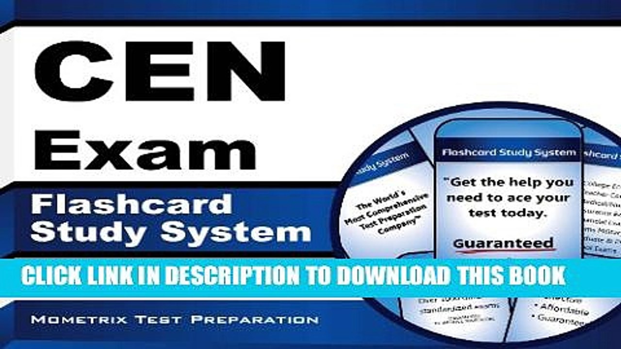 [PDF] CEN Exam Flashcard Study System: CEN Test Practice Questions   Review for the Certification