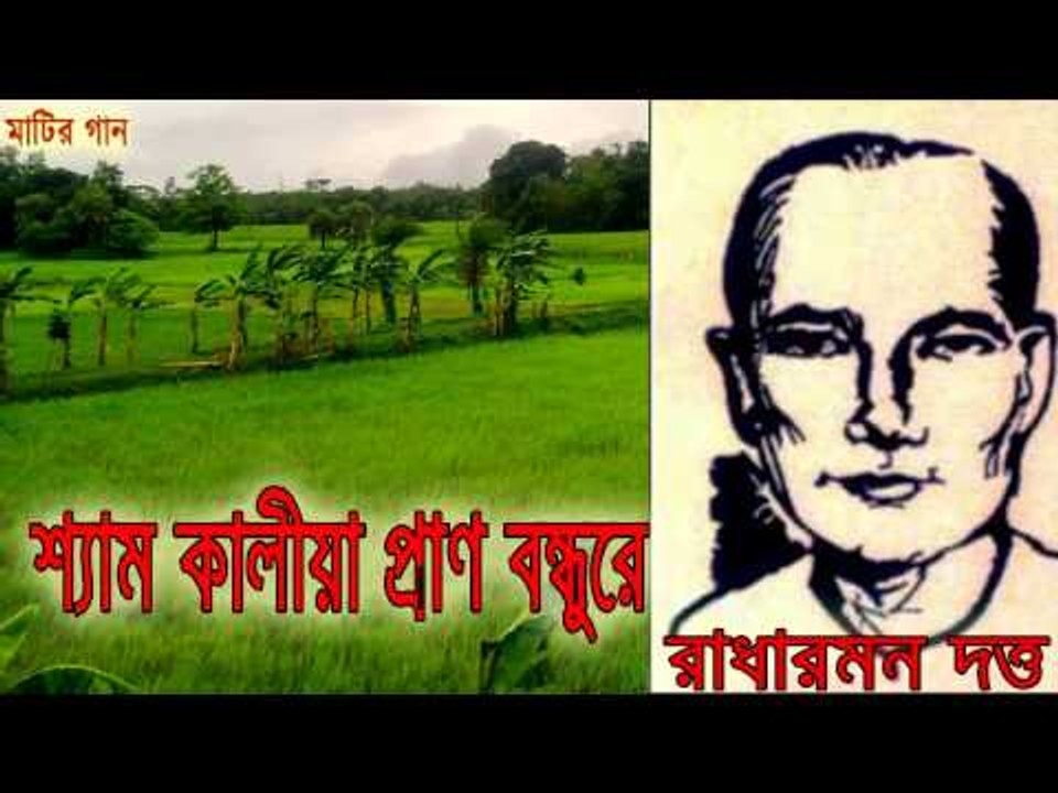 শ্যাম কালীয়া সোনা বন্ধুরে | রাধারমন দত্ত