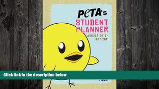 READ book  2011 PETA s Student Planner: August 2010 though July 2011  FREE BOOOK ONLINE