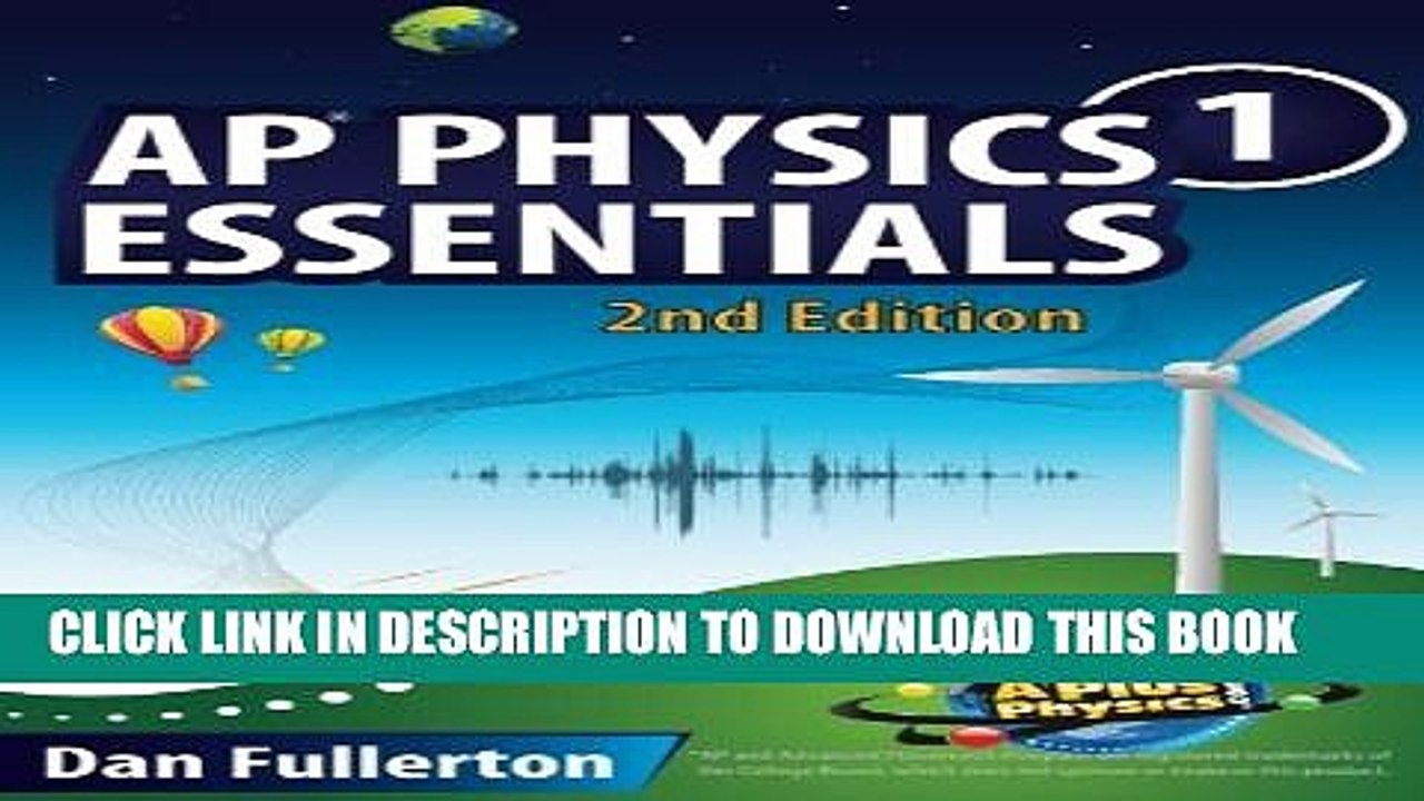 [PDF] AP Physics 1 Essentials: An APlusPhysics Guide Popular Online