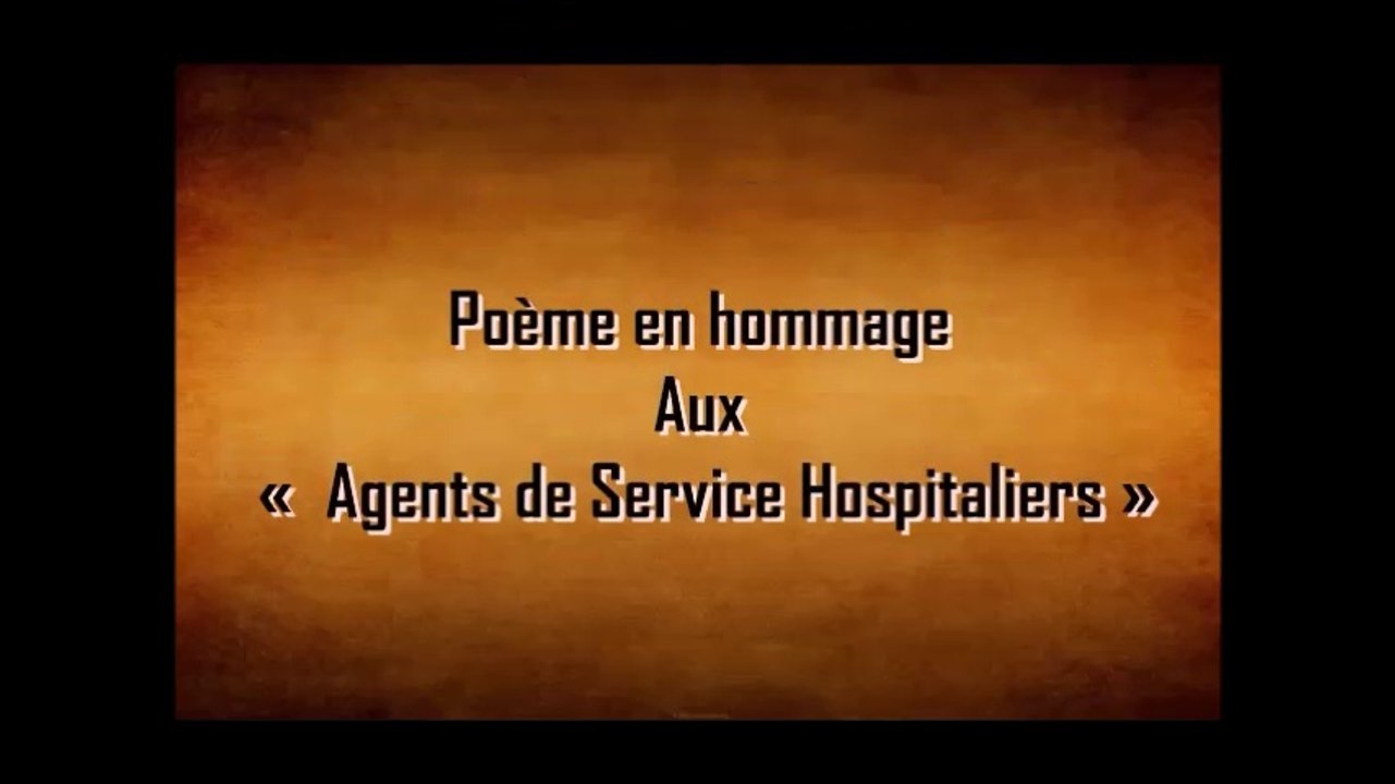 poémes pour les AGENTS DE SERVICE HOSPITALIERS