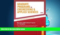 READ book  Grad Guides BK5: Engineer/Appld Scis 2009 (Peterson s Graduate Programs in
