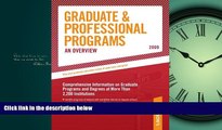 Free [PDF] Downlaod  Grad Guides Book 1:  Grad/Prof Progs Overvw 2009 (Peterson s Graduate