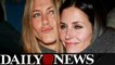 Courteney Cox Comments On Jennifer Aniston Dragged Into Brad Pitt's Divorce