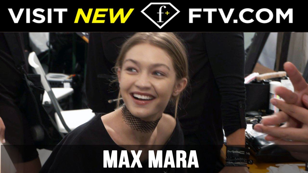 Backstage at Max Mara Spring/Summer 2017 at MFW | FTV.com