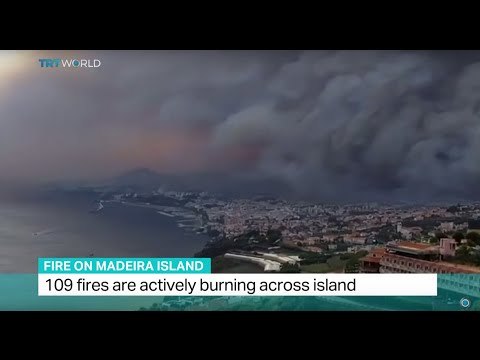 Fire On Madeira Island: 109 fires are actively burning across island, Franciso Cardofo reports