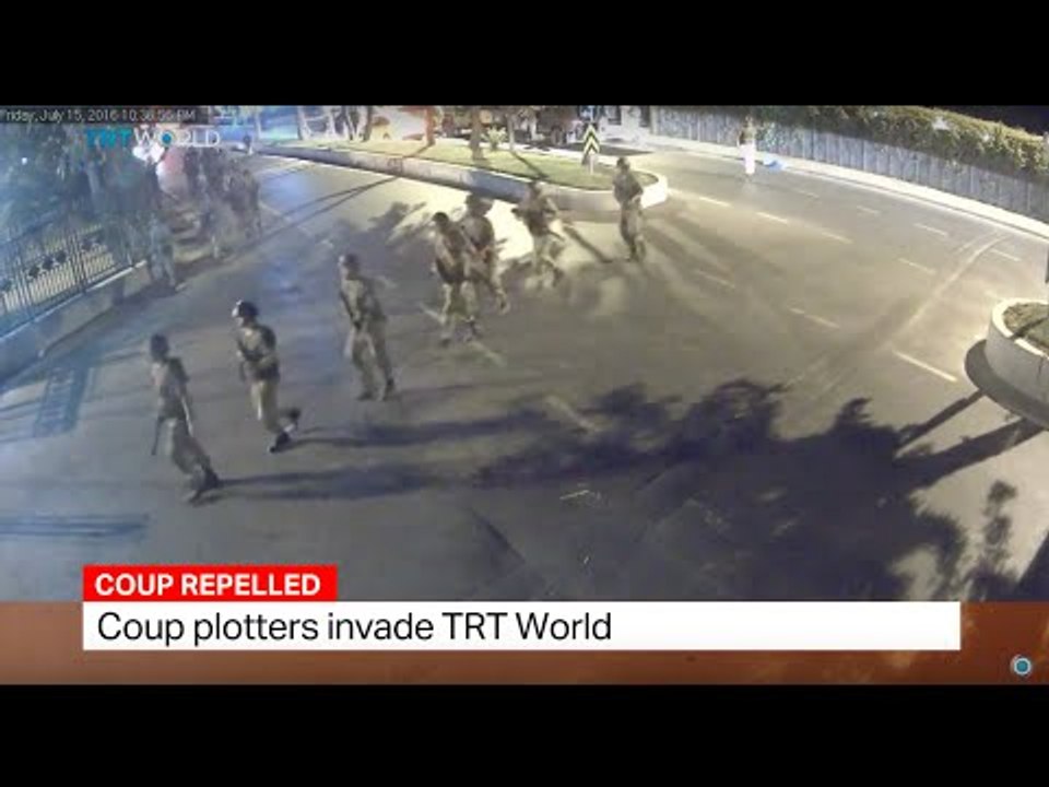 Coup plotters invade TRT World building in Istanbul. Sourav Roy reports