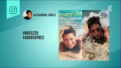 Alessandra Sublet revient avec humour sur sa Une "en culotte" dans Paris Match