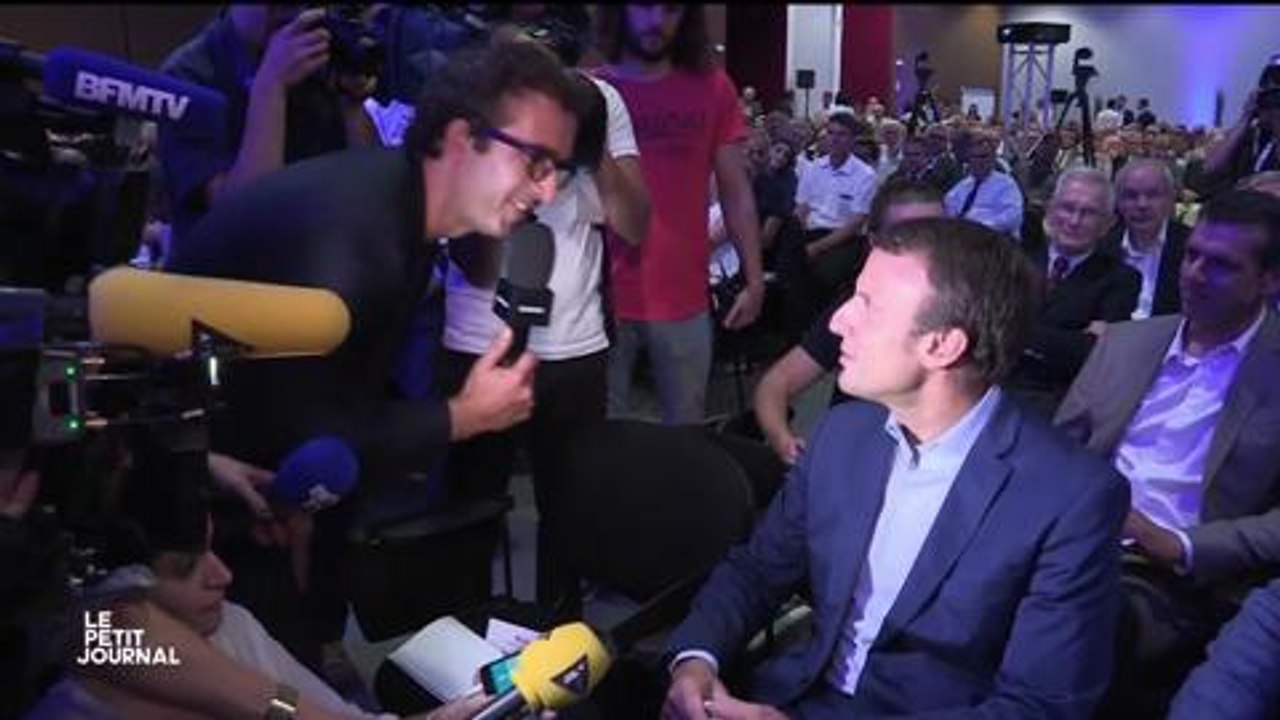 Emmanuel Macron dragouille Cyrille Eldin : "Vous êtes un sentimental"