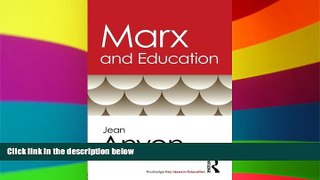 Big Deals  Marx and Education (Routledge Key Ideas in Education)  Best Seller Books Best Seller