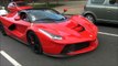 London Supercars September 2014: 2x LaFerrari, Zonda, 2x Veyron, Huayra, 2x F40...