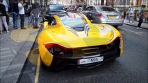 McLaren P1 and Bugatti Veyron Vitesse Rembrandt Edition: Sounds in London
