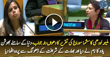 Maliha Lodhi's Brutal Reply to INDIA in UNGA, Mentions Indian Spy Kul Bhushan Yadav