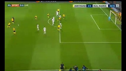 Varane-Own GOAL -   Dortmund 1-1 Real Madrid 27.09.2016
