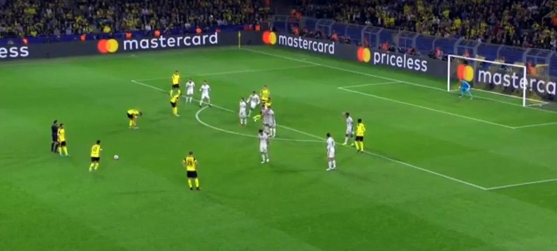 Pierre-Emerick Aubameyang real madrid goal ucl 27.09.2016