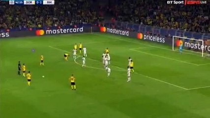 1-1 Pierre-Emerick Aubameyang Goal HD - Borussia Dortmund vs Real Madrid 27-09-2_HIGH