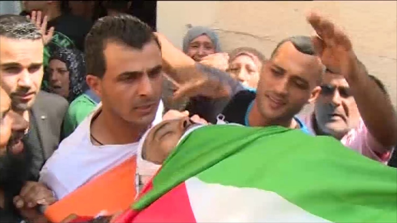 تشييع جثمان الشهيد الأسير  ياسر حمدوني