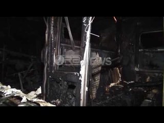 Ora News - Vlorë, një vagon treni përfshihet nga flakët