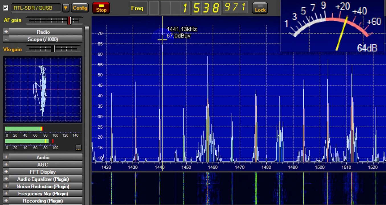 Βόρειος Ήχος Μάκης 1539 khz, κατά την λήψη έως 65 db