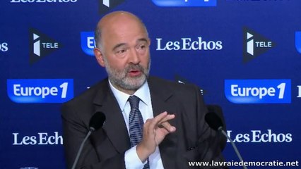 Plus de démocratie européenne ce n'est pas plus de référendum d'après Pierre Moscovici