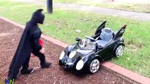Unboxing New Batman Battery-Powered Ride On Batmobile 6V Test Drive Park Playtime Toys